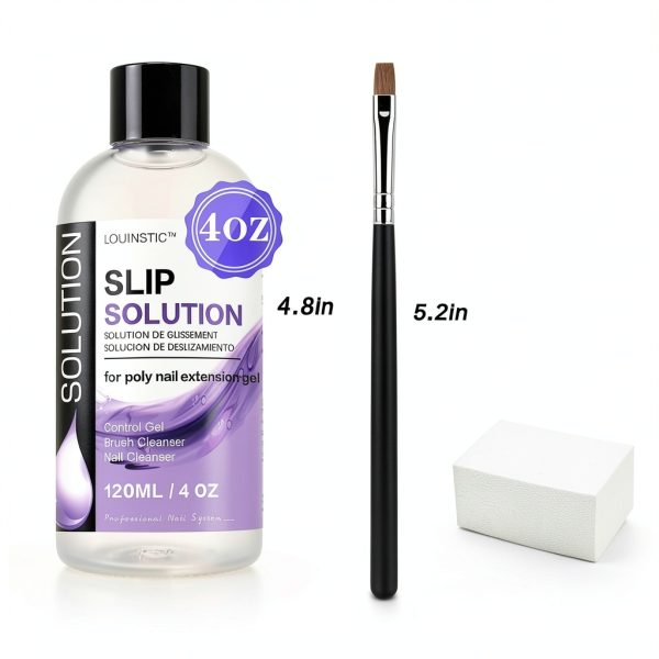 Louinstic Poly Extension Gel Slip Solution 4 OZ Beauty Nail-5