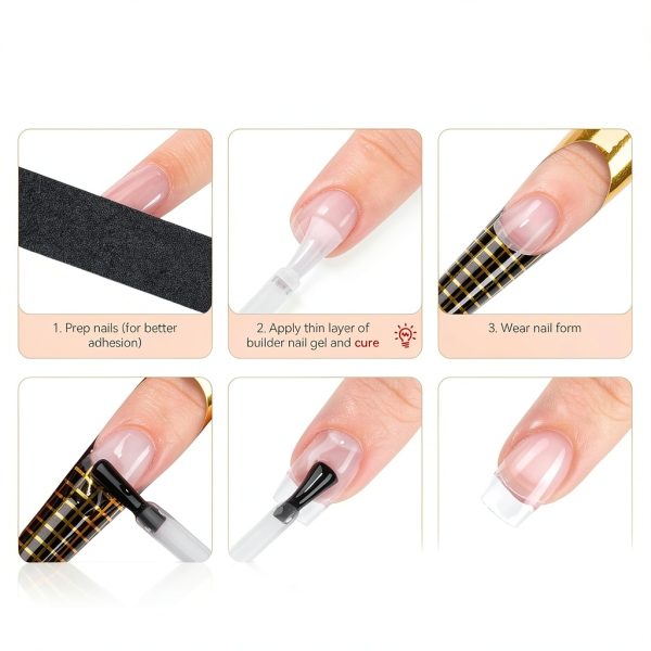 Makartt Clear Nail Gel Builder for Nails-8