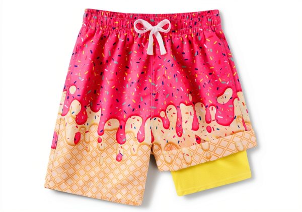 Boys Swim Board Shorts AquaKid Quick Dry-0