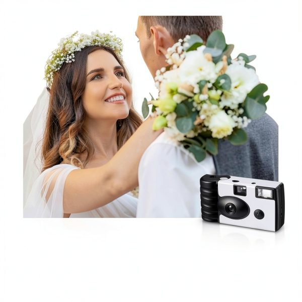 Treela Single Use Film Camera White Simple-4