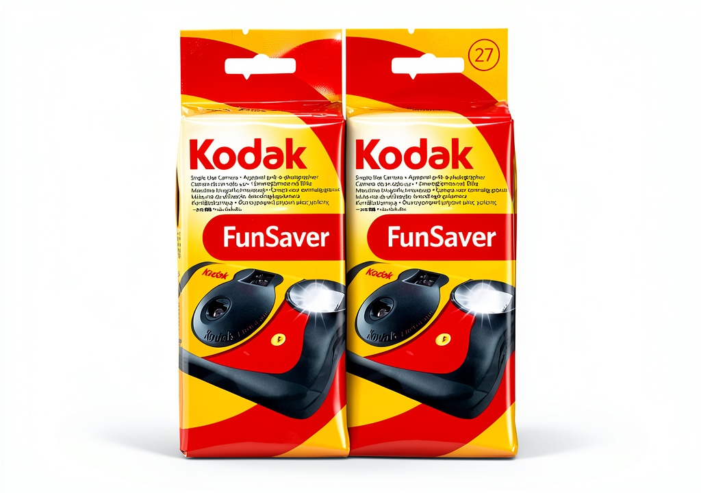 Kodak Single-Use Film Camera in hand