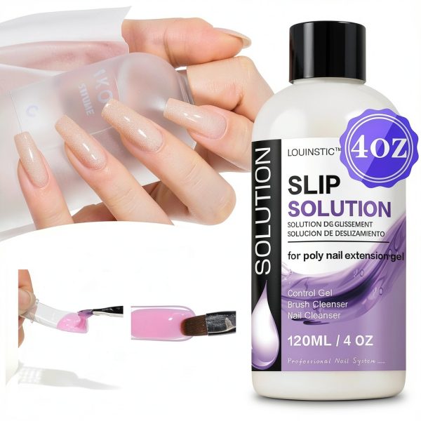 Louinstic Poly Extension Gel Slip Solution 4 OZ Beauty Nail-1