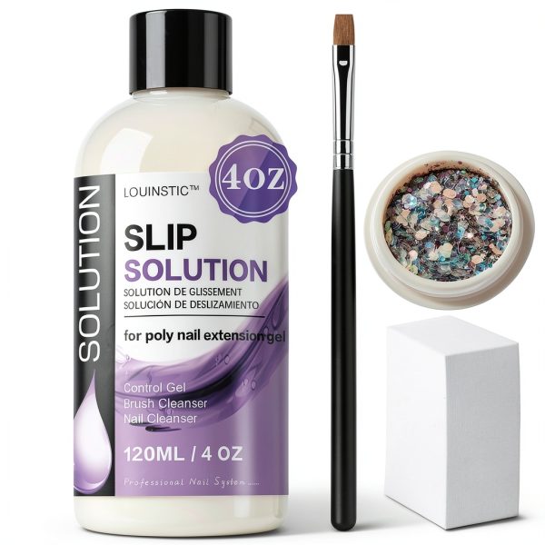Louinstic Poly Extension Gel Slip Solution 4 OZ Beauty Nail-0