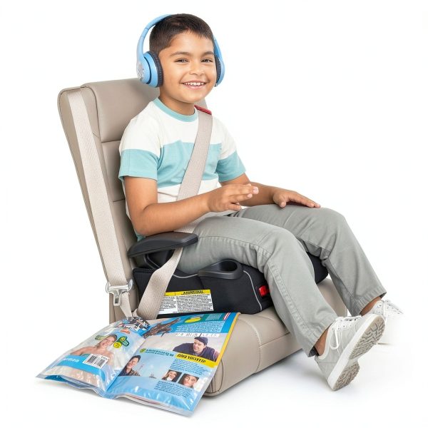 TurboBooster LX Backless Booster Seat Polyester-3