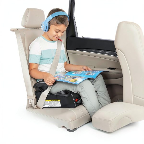 TurboBooster LX Backless Booster Seat Polyester-1