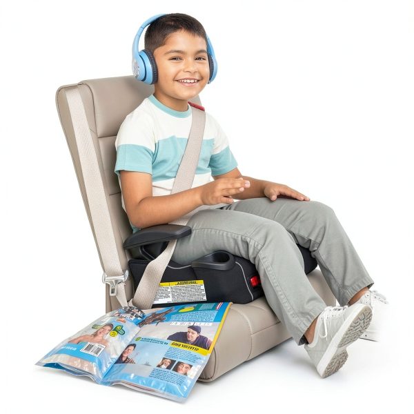 Pavo Polyester Booster Car Seat for Kids 40-100 lb-3