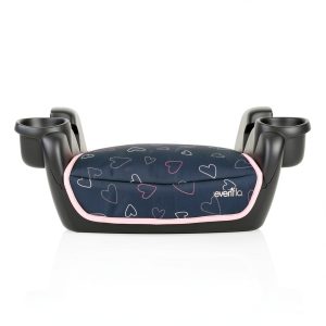 Evenflo GoTime Booster Seat NoBack Car Seat Gray-0