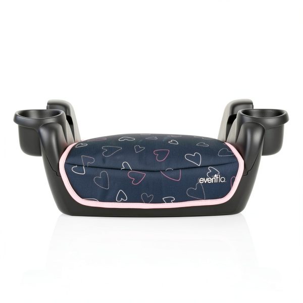 Evenflo GoTime Booster Seat NoBack Car Seat Gray-0