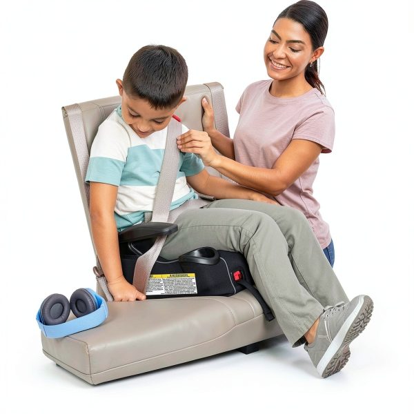 TurboBooster LX Backless Booster Seat Polyester-4