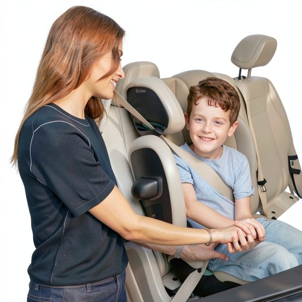 Child Safety Booster Car Seat SafeRide Plastic-5