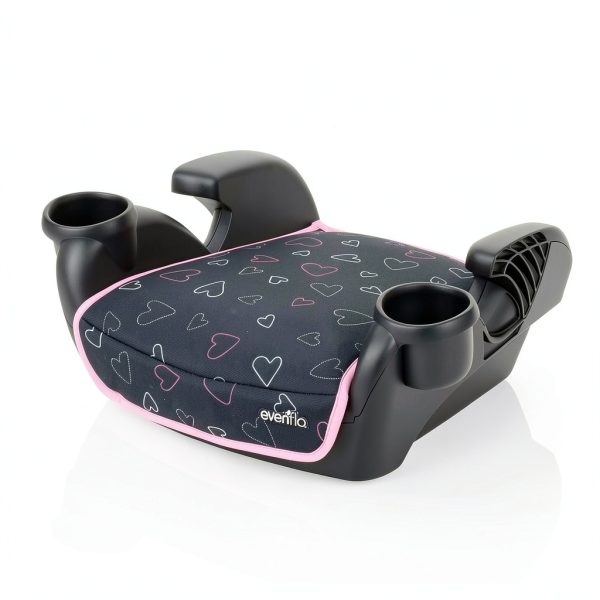 Evenflo GoTime Booster Seat NoBack Car Seat Gray-1