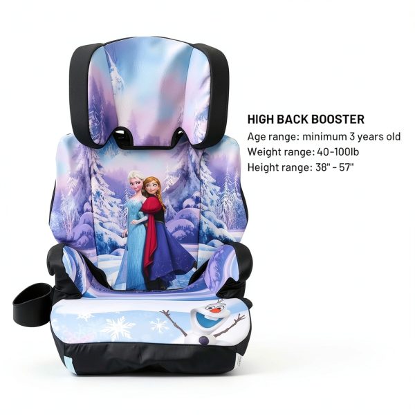 KidsEmbrace Frozen Booster Seat Polyester HighBack-4