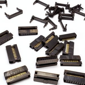 2X8 16 Pins 2mm Pitch 0.079" Dual Row IDC Socket, 25-Pack 16P 2.0mm MFC Connector for 1mm Flat Ribbon Cable-0