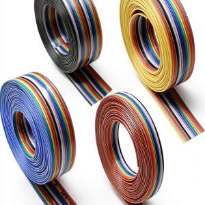 Glarks 10ft Rainbow Ribbon IDC Cable Kit for 2.54mm Connectors-0